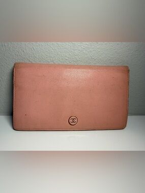 PINK CHANEL BIFOLD WALLET